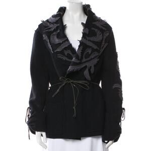 ❤️Roberto Cavalli Virgin Wool Cardigan Jacket❤️